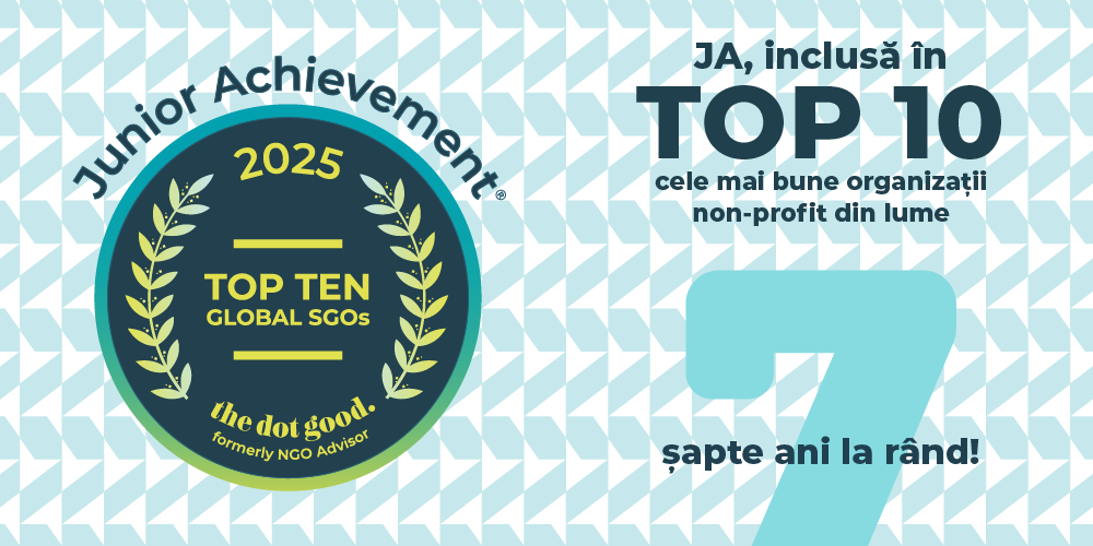 JA Worldwide, inclusă în topul 10 al celor mai bune organizații nonprofit din lume