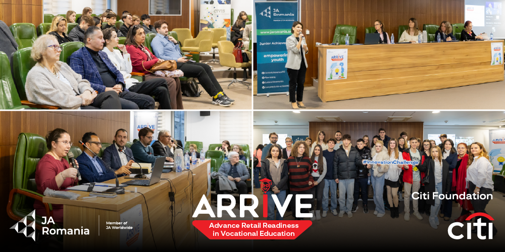 Junior Achievement România a organizat  un eveniment de lansare pentru programul educațional european ARRIVE, finanțat de Citi Foundation