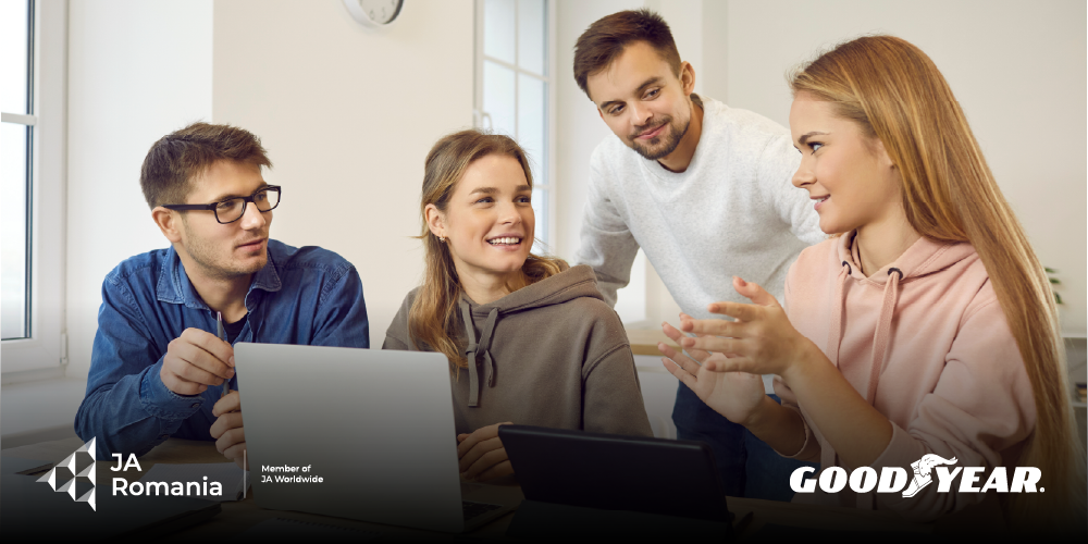 Activitatea de mentorat Goodyear: cinci sesiuni dedicate studenților din Incubatorul Național JA BizzFactory™
